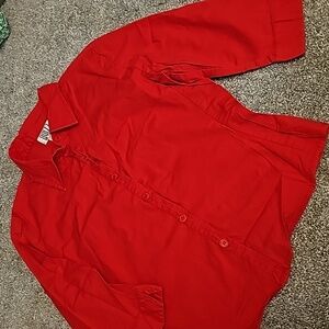 Red Buttondown Shirt #ZZ